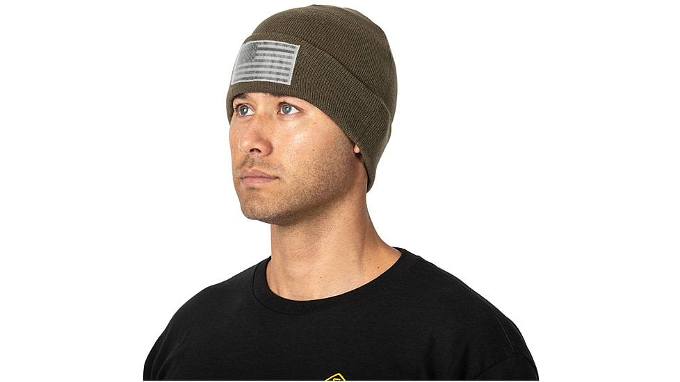 5.11 Tactical Cuffed Flag Bearer Beanie - Unisex, Ranger Green, 1 SZ, 89162-186-1 SZ