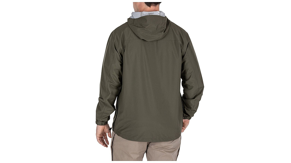 5.11 Tactical Duty Rain Shell Jacket - Mens, Ranger Green, XL, 48353ABR-186-XL