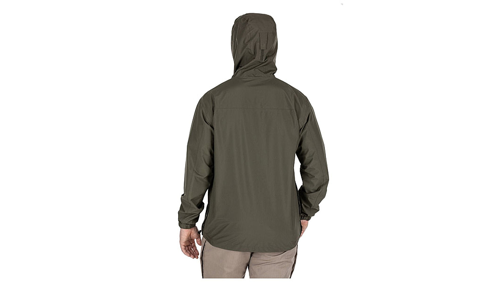 5.11 Tactical Duty Rain Shell Jacket - Mens, Ranger Green, XL, 48353ABR-186-XL