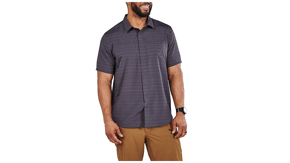 5.11 Tactical Ellis Short Sleeve Shirt - Men's, Volcanic, S, 71207-098-S