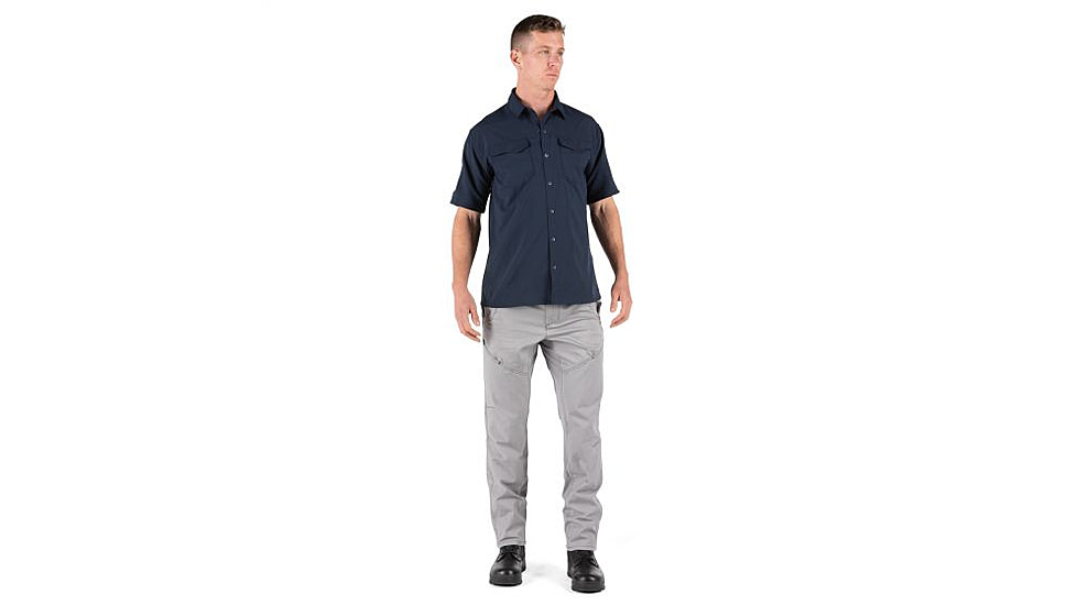 5.11 Tactical Freedom Flex Woven Short Sleeve Shirt - Men's, Peacoat, 2XL, 71340-787-2XL