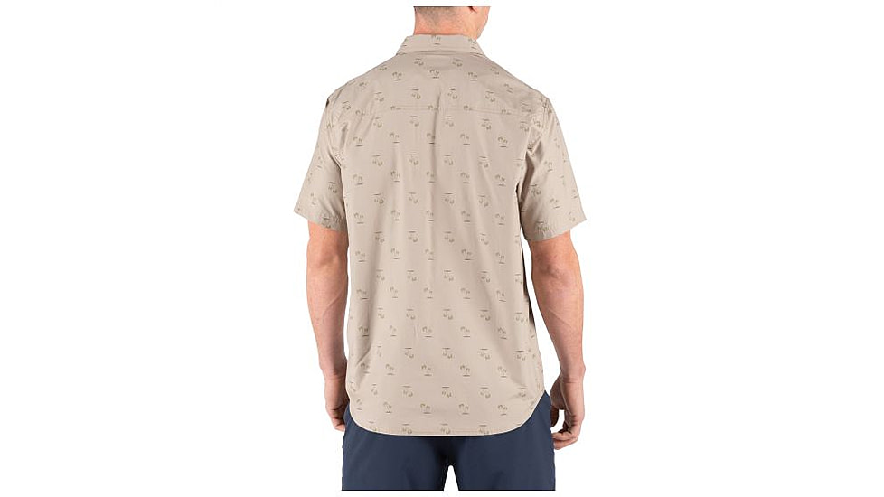 5.11 Tactical Life's a Breach Short Sleeve Shirt - Mens, Khaki, Extra Small 71385-055-XS