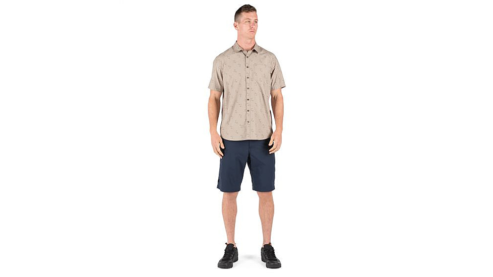5.11 Tactical Life's a Breach Short Sleeve Shirt - Mens, Khaki, Extra Small 71385-055-XS