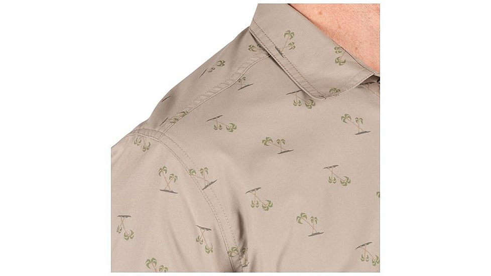 5.11 Tactical Life's a Breach Short Sleeve Shirt - Mens, Khaki, Extra Small 71385-055-XS