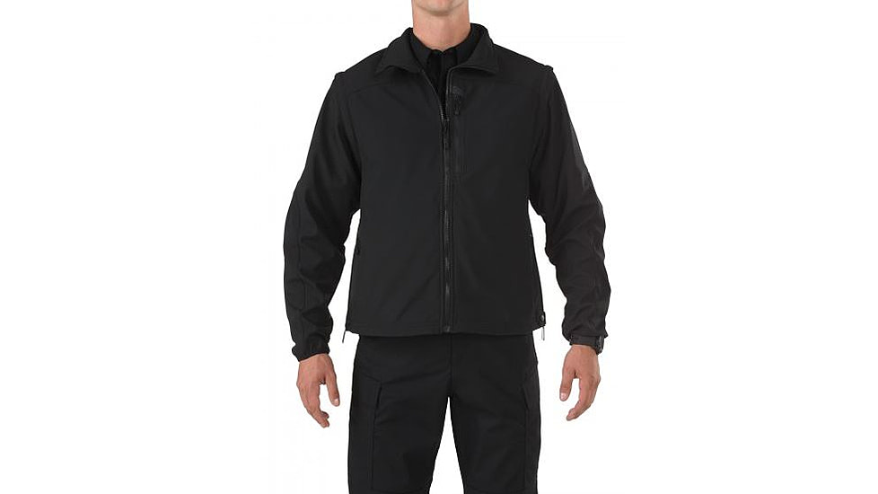 5.11 Tactical Valiant Duty Jacket - Mens, Black, LT, 48153TABR-019-L-T