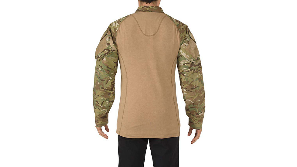 5.11 Tactical MultiCam Rapid Assault Shirt - Mens, Multicam, 3XL, 72185ABR-169-3XL