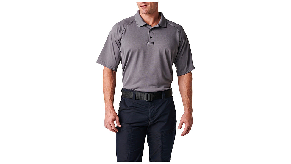 5.11 Tactical Performance Short Sleeve Polo - Men's, Storm, Small, Regular, 71049-092-S