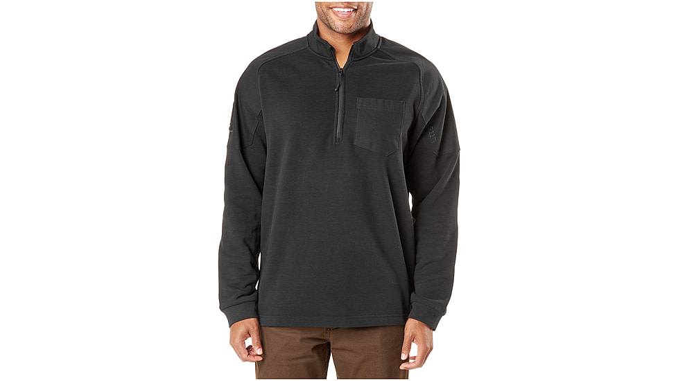 5.11 Tactical Radar Fleece 1/2 Zip, Black - 72102-019-S