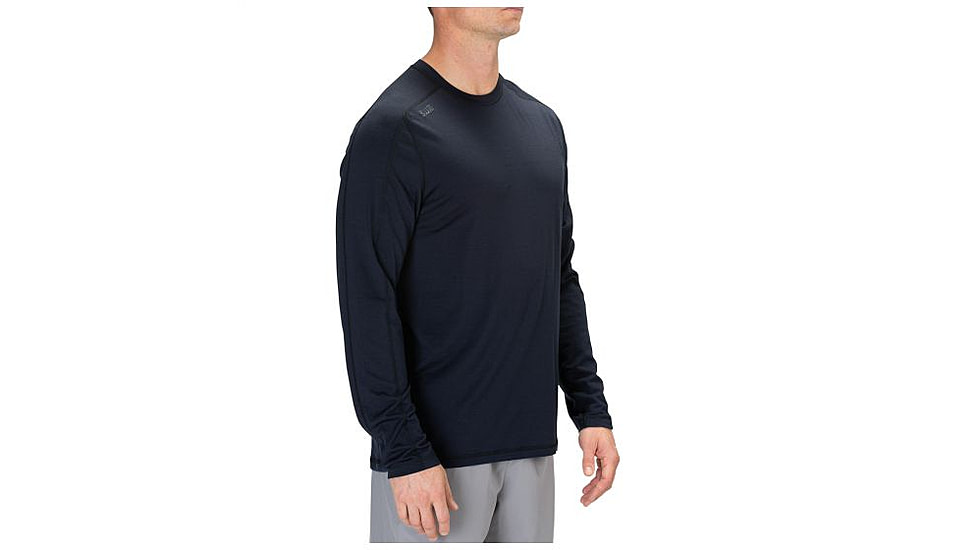5.11 Tactical Range Ready Merino Wool Long Sleeve Shirt, Dark Navy - 40164-724-L