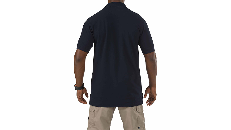 5.11 Tactical Short Sleeve Utility Polo Shirt, Dark Navy, Size L 41180-724-L