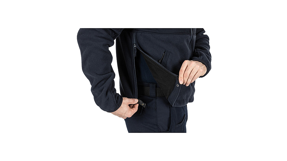 5.11 Tactical Tactical Fleece 2.0 Jacket - Mens, Black, 3XL, 78026ABR-019-3XL