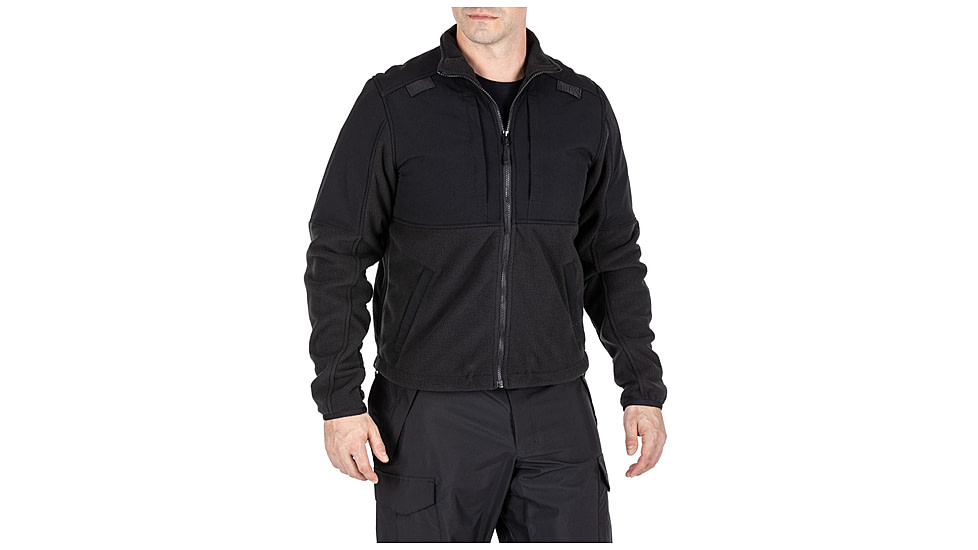 5.11 Tactical Tactical Fleece 2.0 Jacket - Mens, Black, 3XL, 78026ABR-019-3XL