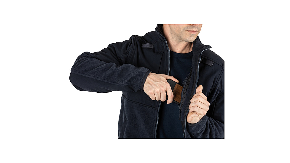 5.11 Tactical Tactical Fleece 2.0 Jacket - Mens, Black, 3XL, 78026ABR-019-3XL