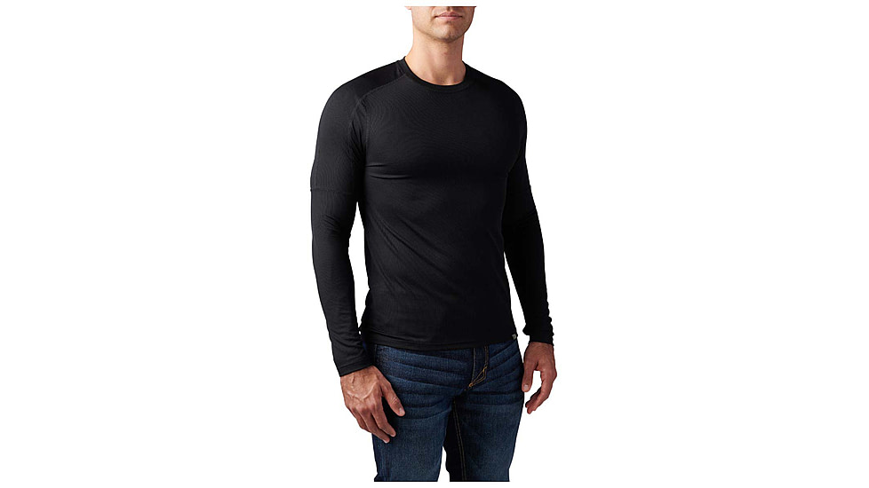 5.11 Tactical Tropos Basealyer L/S Top - Mens, Black, 2XL, 40183-019-2XL
