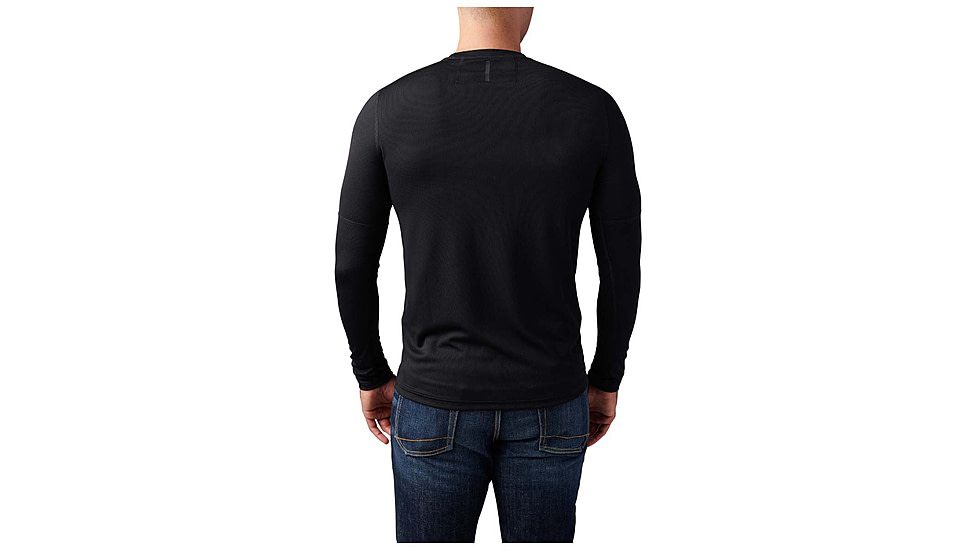 5.11 Tactical Tropos Basealyer L/S Top - Mens, Black, 2XL, 40183-019-2XL