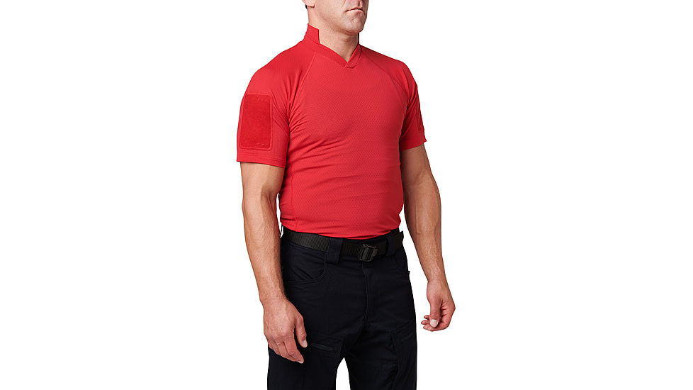 5.11 Tactical V.XI Sigurd Short Sleeve Shirt - Mens, Range Red, S, Regular, 41288-477-S-R