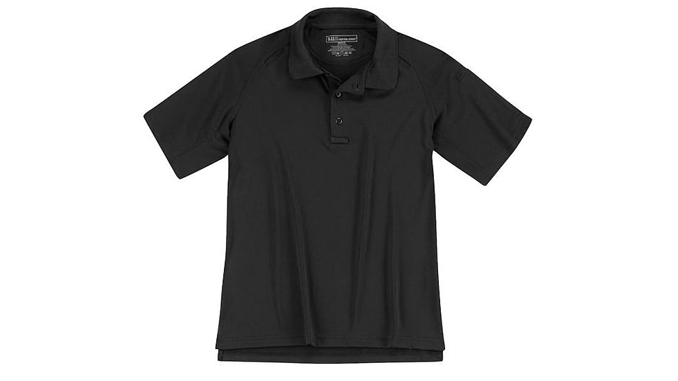 5.11 Tactical Performance Short Sleeve Polo Shirt - Women's, Black, XS, 61165-019-XS