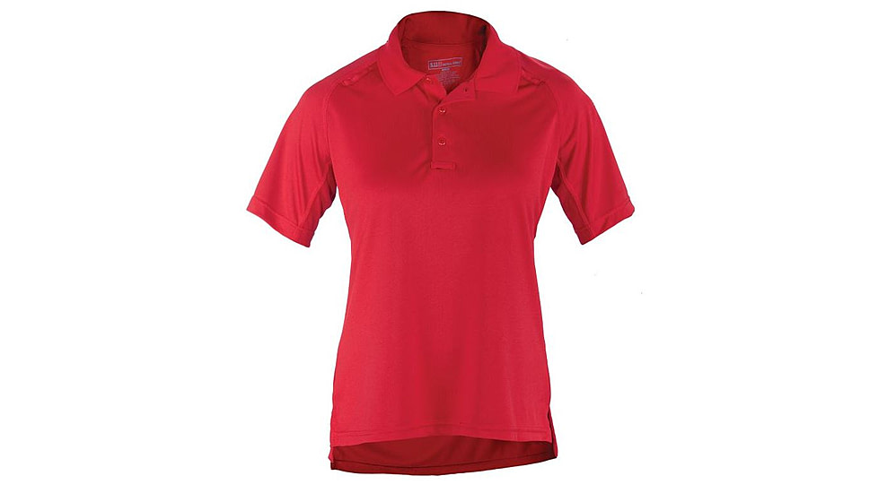 5.11 Tactical Performance Short Sleeve Polo Shirt - Women's, Range Red, XL, 61165-477-XL