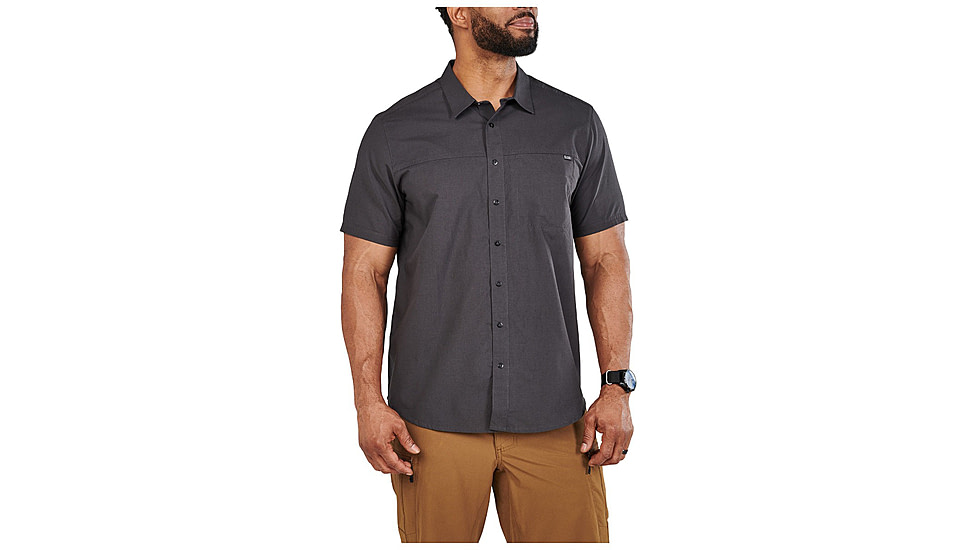 5.11 Tactical Wyatt Short Sleeve Shirt - Men's, Volcanic, 2XL, 71203-098-2XL