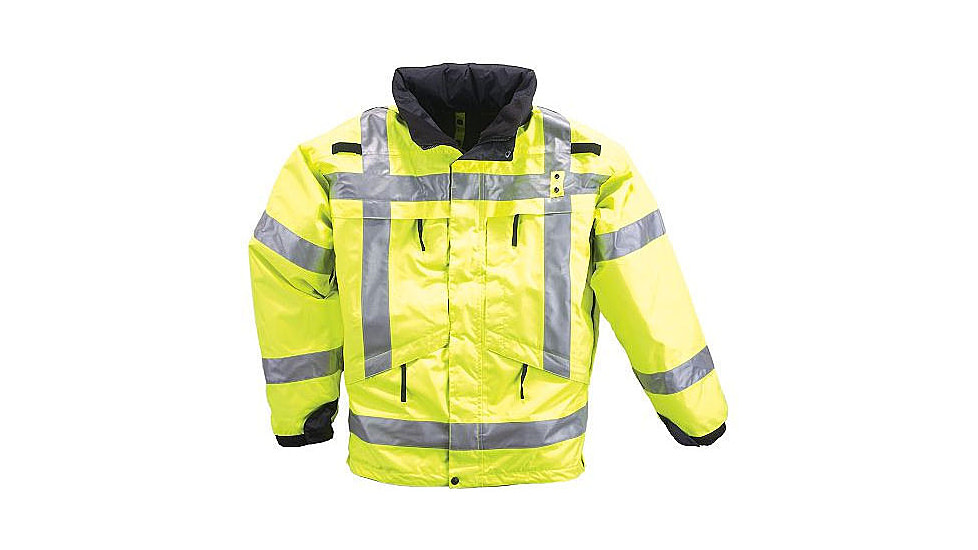 5.11 Tactical 3-in-1 Reversible High-Vis Parka - Mens, High Vis Yellow, XS, 48033ABR-320-XS