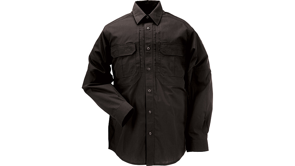 5.11 Tactical Taclite Pro L/S Shirt - Mens, Black, S, 72175ABR-019-S