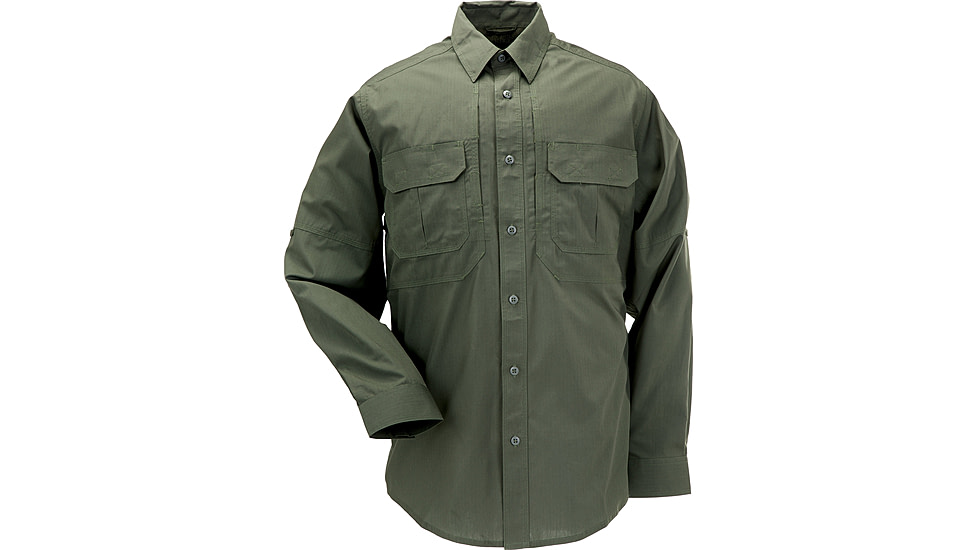 5.11 Tactical Taclite Pro L/S Shirt - Mens, TDU Green, S, 72175ABR-190-S