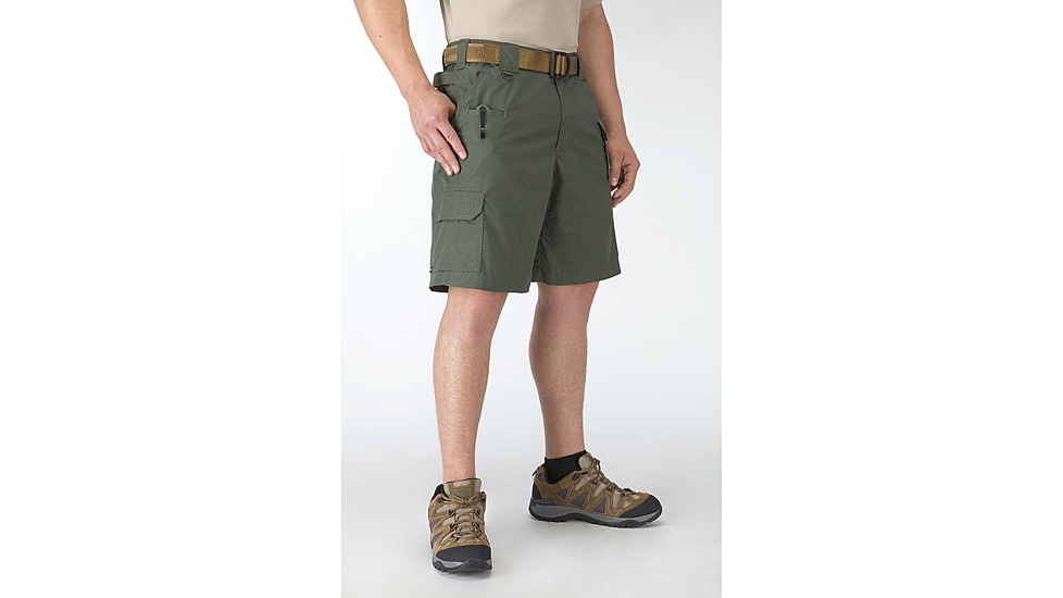 5.11 Tactical Taclite 9.5in Pro Ripstop Shorts - Mens, TDU Green, 28, 73287ABR-190-28