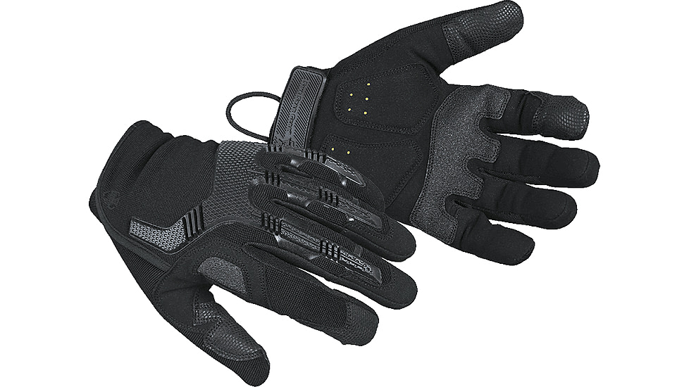 5IVE STAR GEAR Tactical Impact RK Gloves, Black, Medium, Regular, 3851004