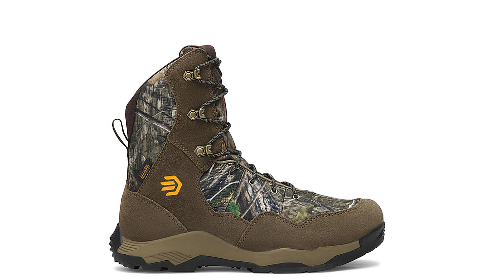 LaCrosse Footwear Ridgeback 800G Thinsulate Ultra 8in Hunting Boots - Men's, 9 US, Regular, Mossy Oak Country DNA/Brown, 50422409