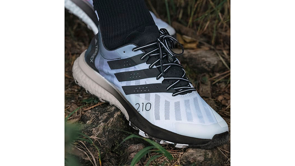 Adidas Terrex Speed Ultra Shoes - Womens, White/Core Black/Solar Yellow, 9.5, FW2830-100-9.5