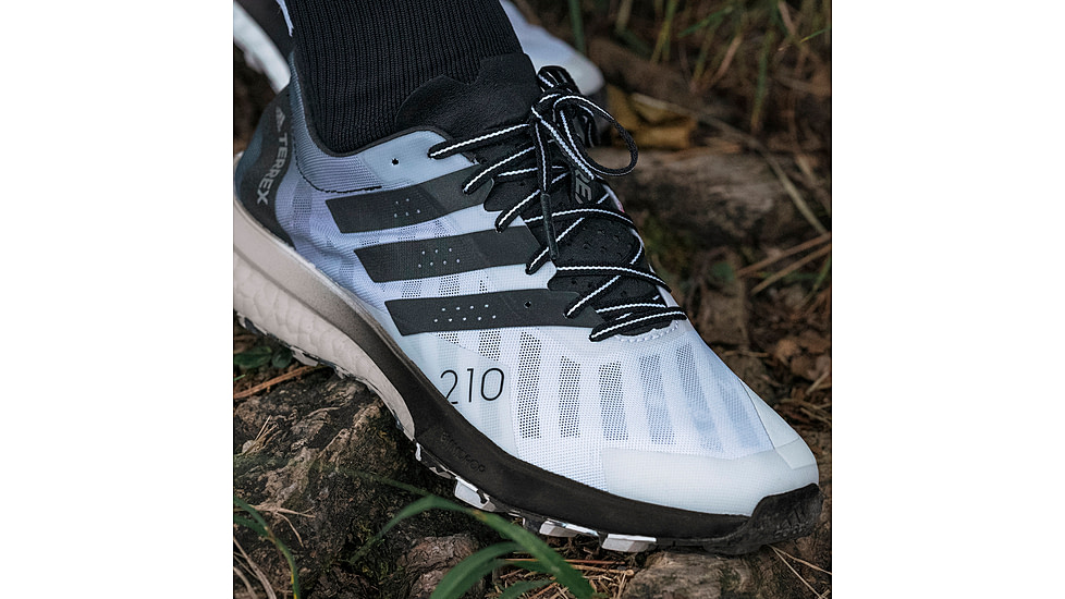 Adidas Terrex Speed Ultra Shoes - Womens, White/Core Black/Solar Yellow, 9.5, FW2830-100-9.5
