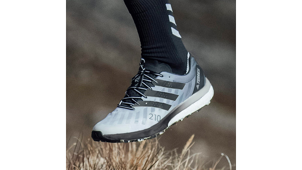 Adidas Terrex Speed Ultra Shoes - Womens, White/Core Black/Solar Yellow, 9.5, FW2830-100-9.5