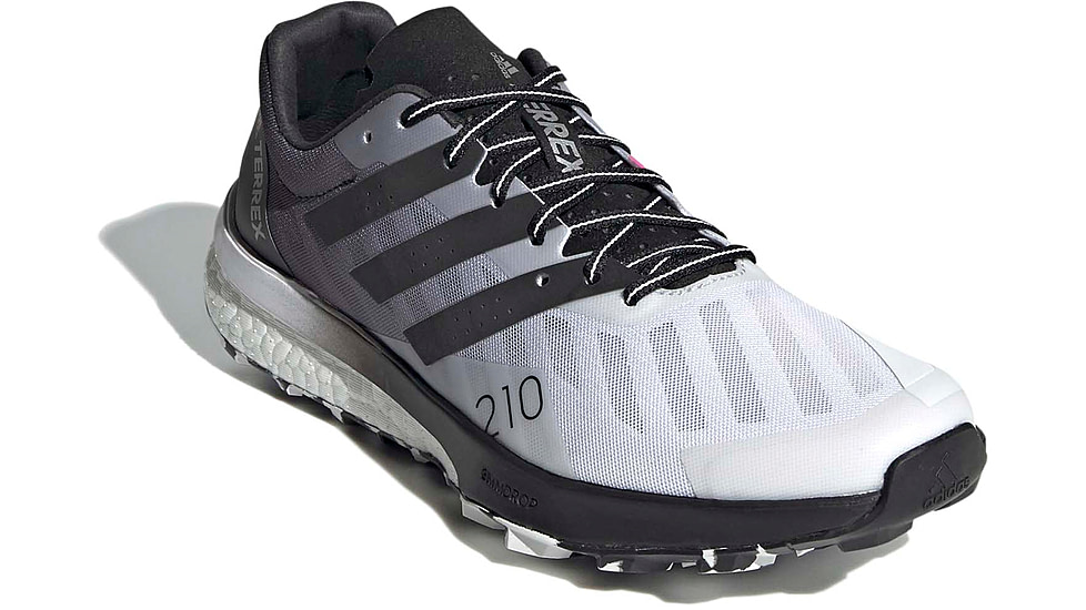Adidas Terrex Speed Ultra Shoes - Womens, White/Core Black/Solar Yellow, 9.5, FW2830-100-9.5