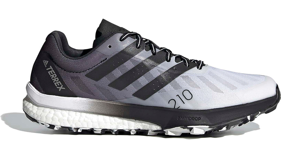 Adidas Terrex Speed Ultra Shoes - Womens, White/Core Black/Solar Yellow, 9.5, FW2830-100-9.5