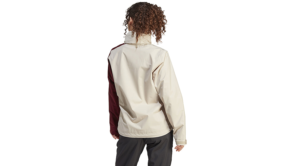 Adidas Terrex Multi Rain Rdy Two-Layer Rain Jacket - Womens, Wonder Beige/Shadow Red, Small, IP3839-S