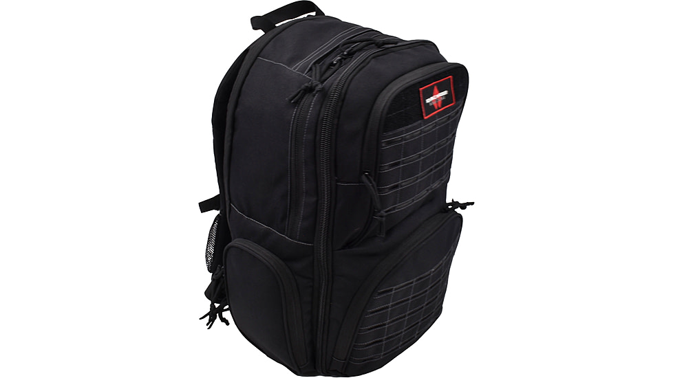 Advance Warrior Solutions Juggernaut 5 Day Backpack, 43 L, 600D PU, Black, JUG5DBP-BL