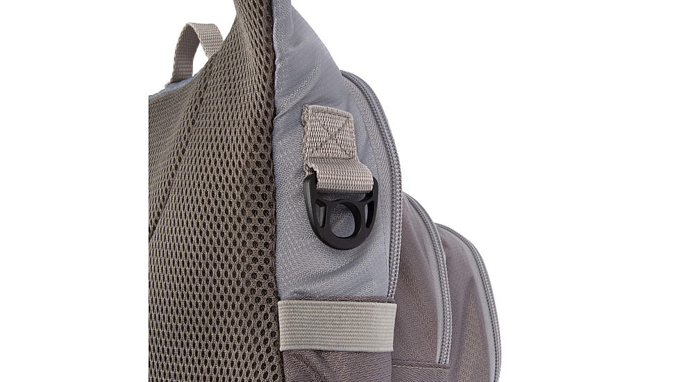 Allen Boulder Creek Fly Fishing Chest Pack, Fits up to 6 Tackle/Fly Boxes, Gray/Lime, 6353