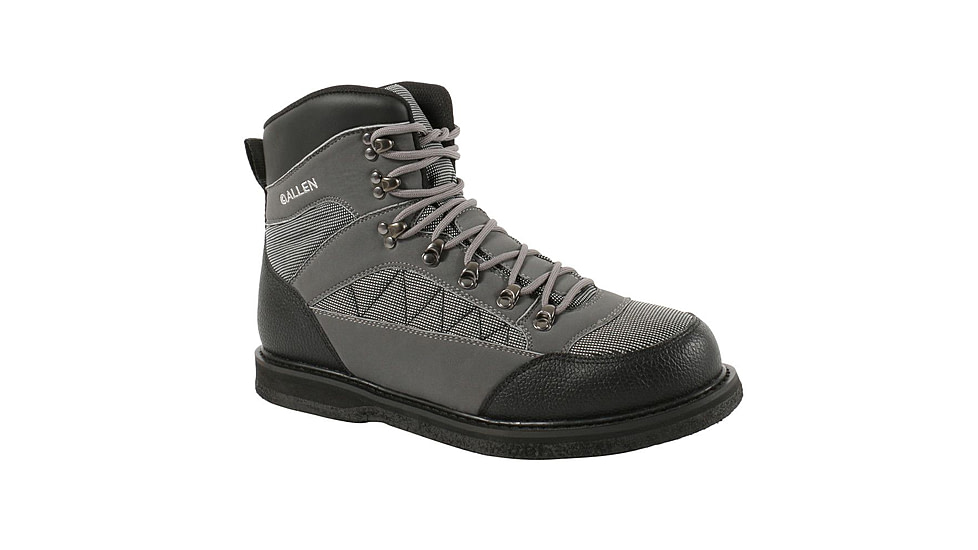 Allen Granite River Wading Boots, Gray, Size 10, 15740