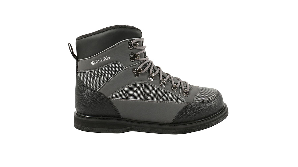 Allen Granite River Wading Boots, Gray, Size 10, 15740