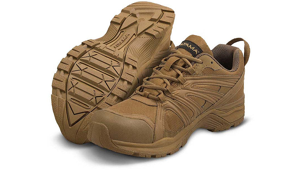 Altama Aboottabad Trail Low Boots w/ Slip-Resistant Sole, Coyote, 9.5, 355003-9.5-R