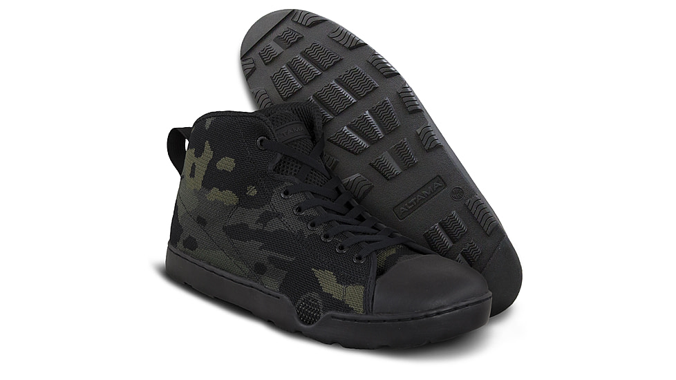 Altama Urban Assault Mid Tactical Boot, Mens, Black Multicam, 5.5US, Regular, 334651-5.5-R, 334651-5.5-R