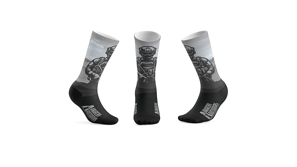 Anarchy Outdoors Tactical Boot Socks - Mens, Tactical Black, One Size, MTBS-TB