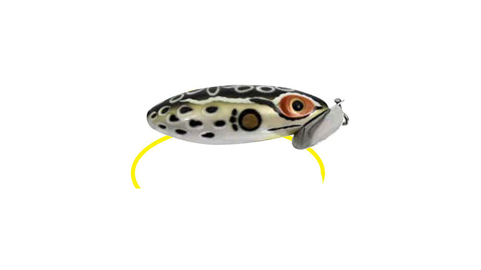 Arbogast Jitterbug Topwater Lure, 3in, 5/8 oz, Floating, Cricket Frog, G650-508