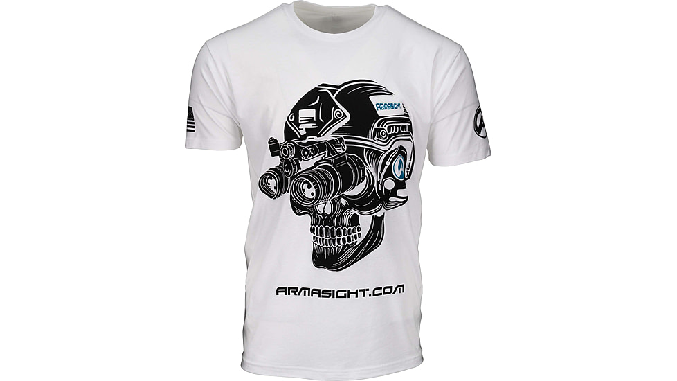 Armasight Night Ops T-Shirt - Mens, White, 2XL, AATSNOW2XL