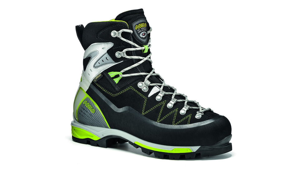 Asolo ALTA VIA GV Mountaineering Shoe - Mens, Black/Green, 8 A01020    0038800080