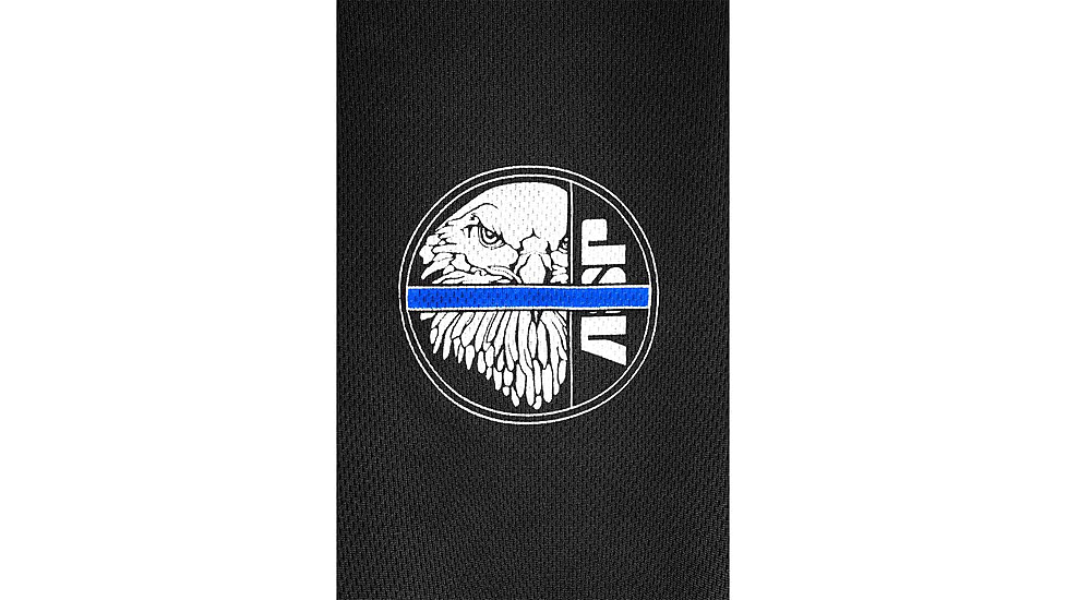 ASP Blue Line T-shirt, Sport Tek, Small, Black, 09606