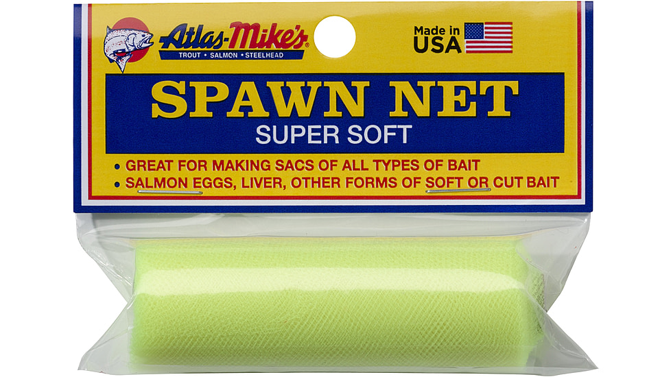 Atlas-Mikes Spawn Net, Rolls Chartreuse, 3 X 16, 55007