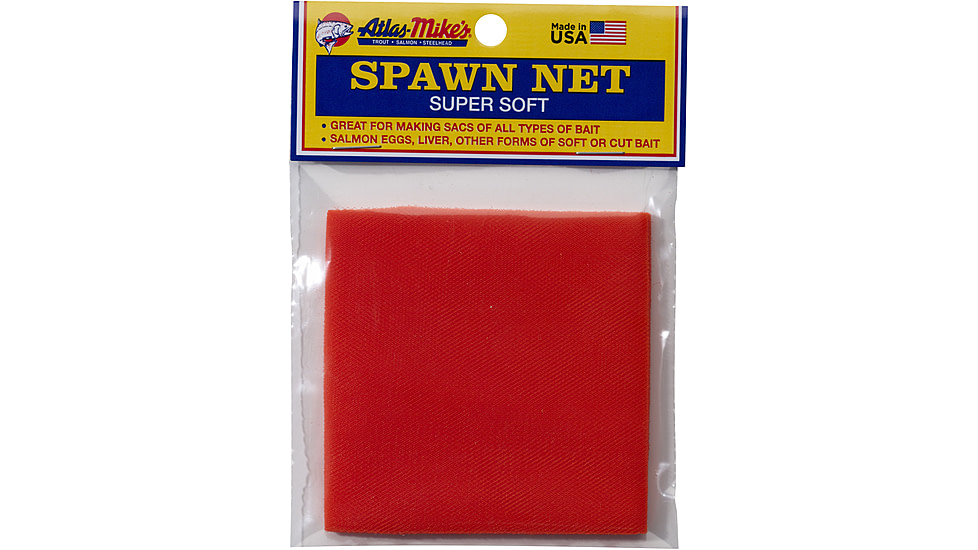 Atlas-Mikes Spawn Net, Squares Orange, 3 X 3, 50 Sqs/ Packg., 55033