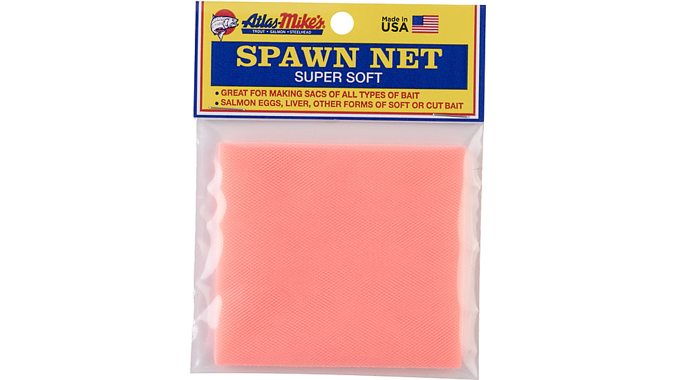 Atlas-Mikes Spawn Net, Squares-Peach, 3 X 3, 50 Sqs/ Packg., 55038