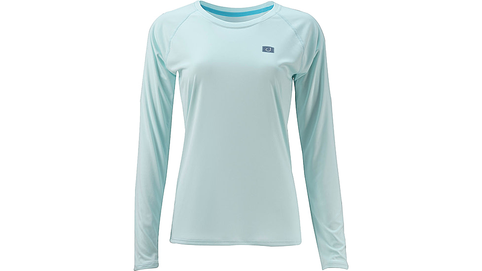 AVID Sportswear Core Avidry Long Sleeve Shirt - Womens, Seafoam, Large, WK12400SFMLG